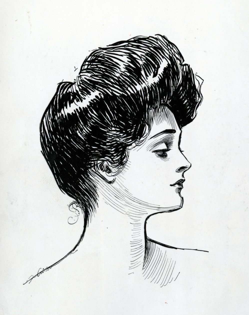 A Gibson Girl by Charles Dana Gibson