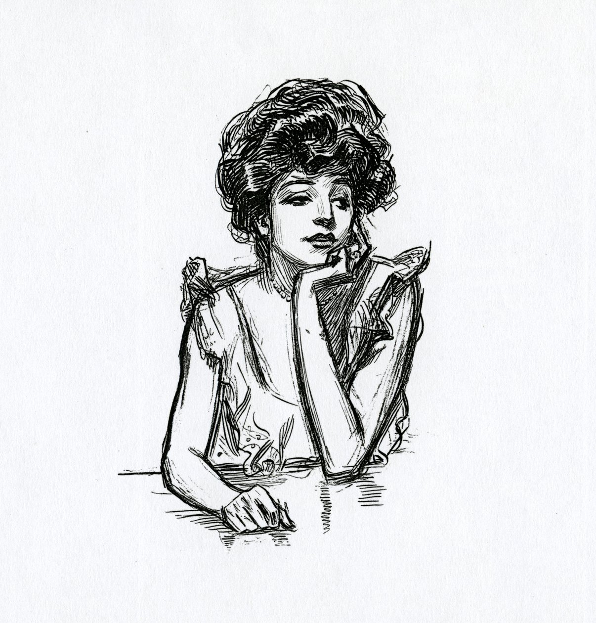 A Gibson Girl by Charles Dana Gibson