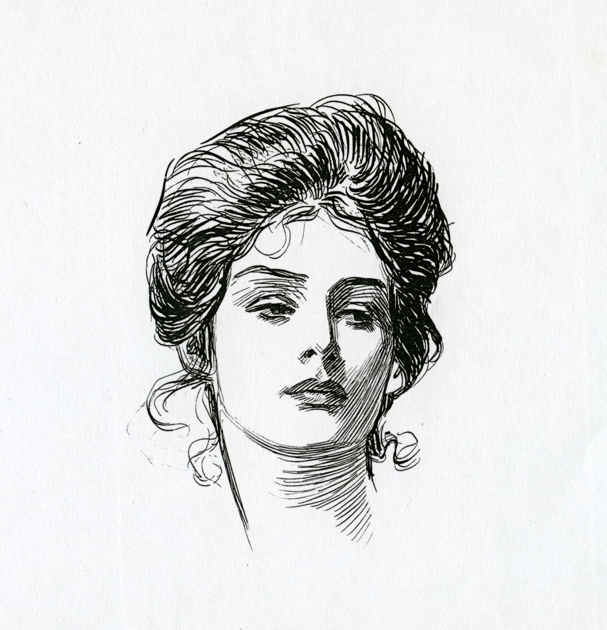 A Gibson Girl by Charles Dana Gibson