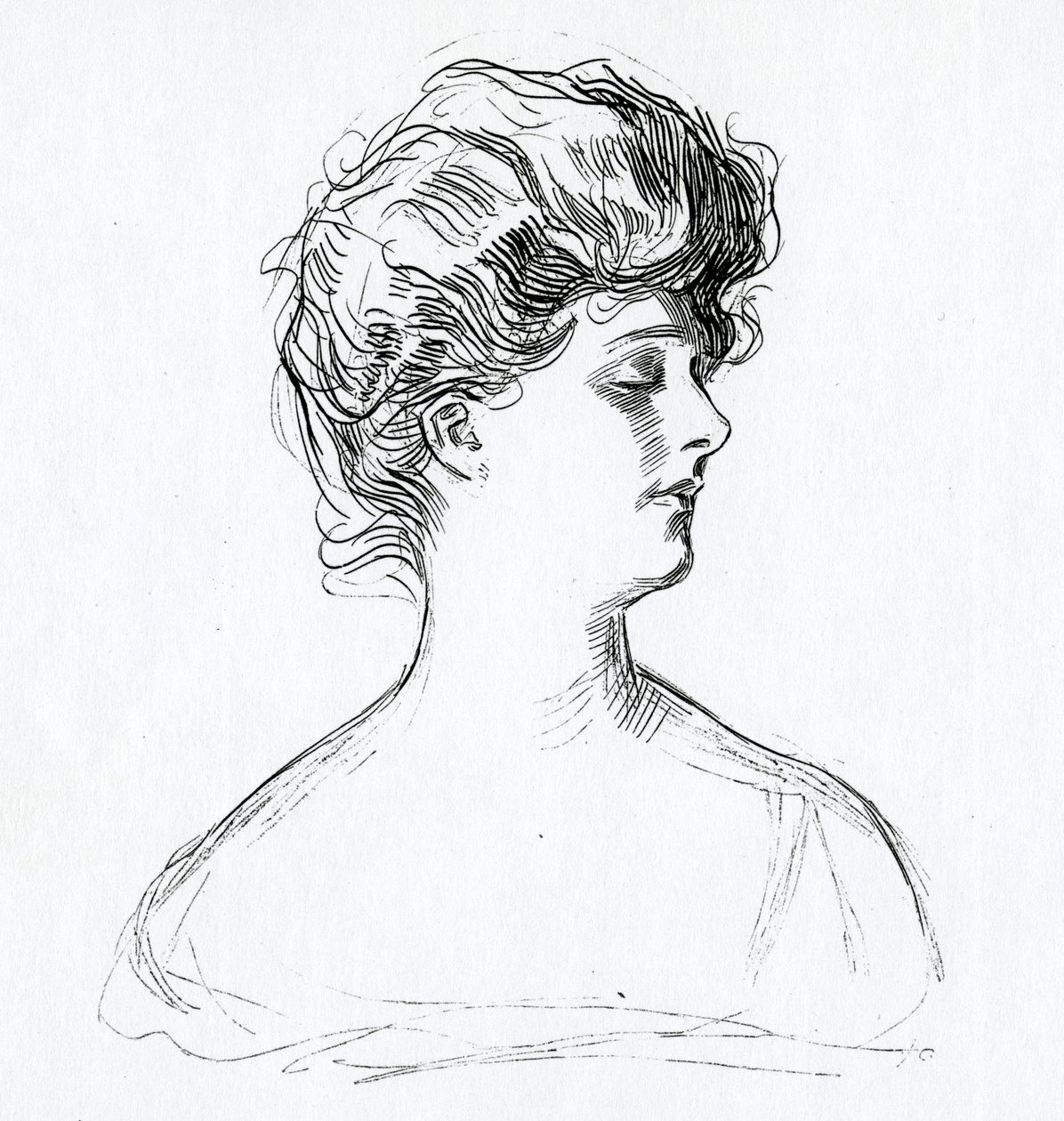 A Gibson Girl by Charles Dana Gibson