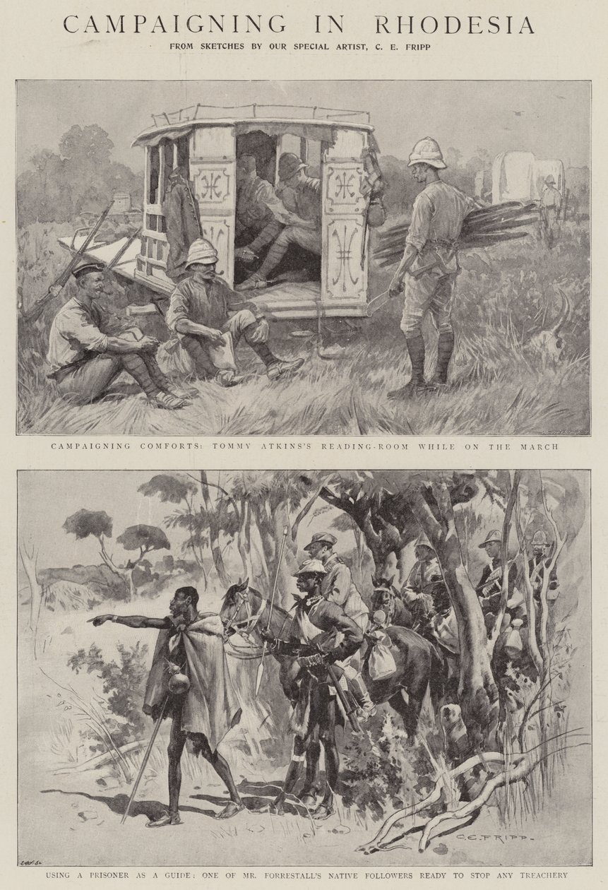 Campaigning in Rhodesia by Charles Edwin Fripp