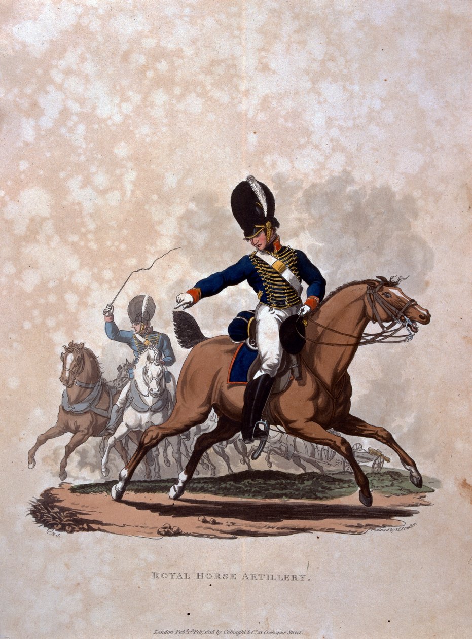 Royal Horse Artillery, from 