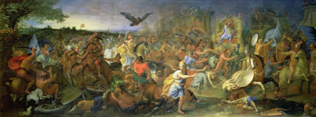 The Battle of Arbela (or Gaugamela) 331 BC by Charles Le Brun