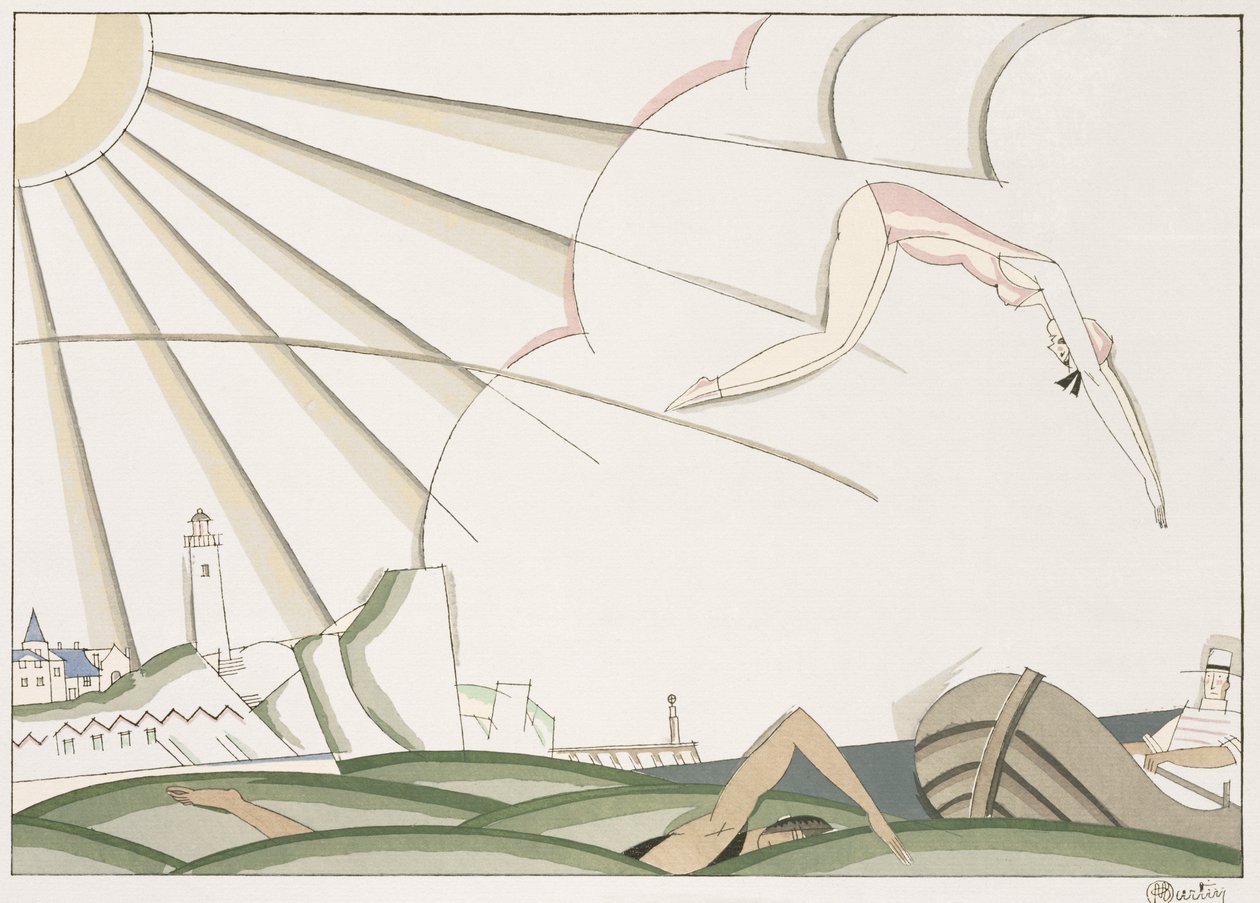 The Dive, c.1920 by Charles Martin