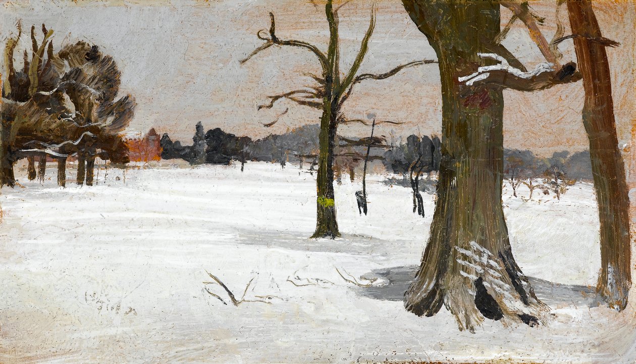 Snow Scene by Charles Sims