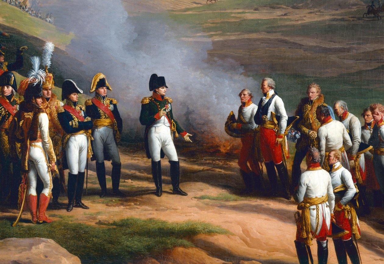 The Surrender of Ulm, 20th October, 1805 - Napoleon and the Austrian generals, 1815 (detail) by Charles Thevenin