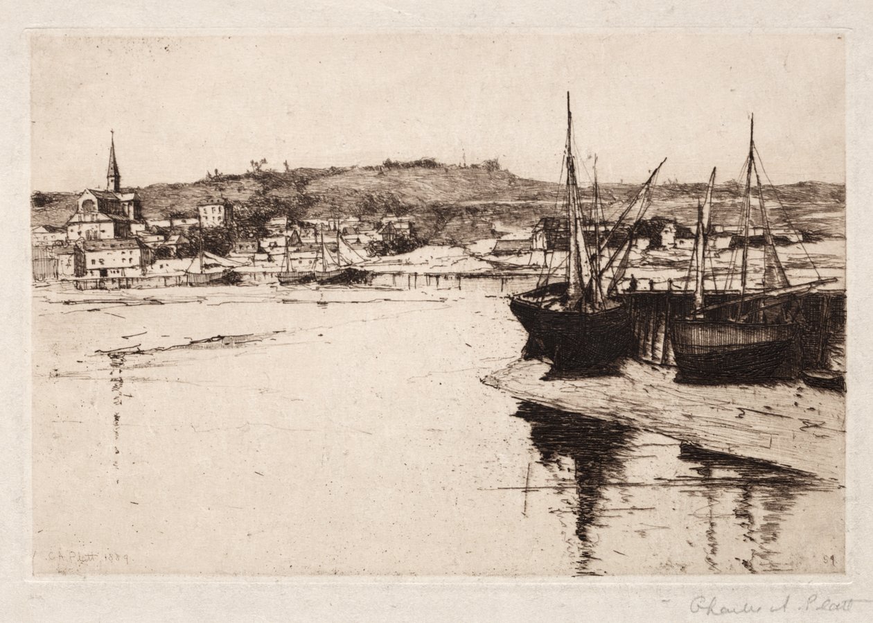 Trouville, 1889 by Charles Adams Platt