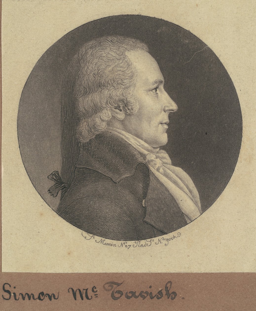 Simon McTavish by Charles B. J. Févret de Saint Mémin