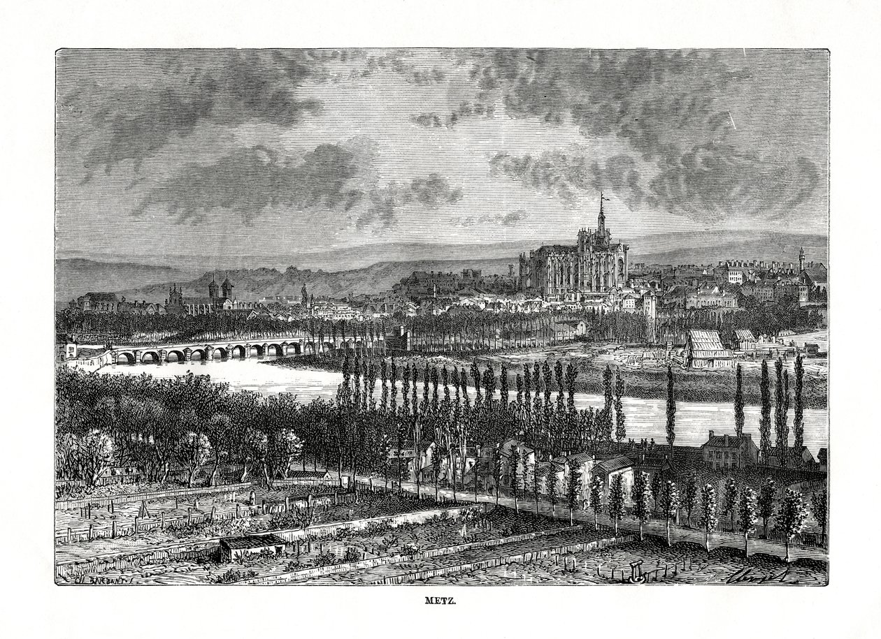 Metz, France by Charles Barbant