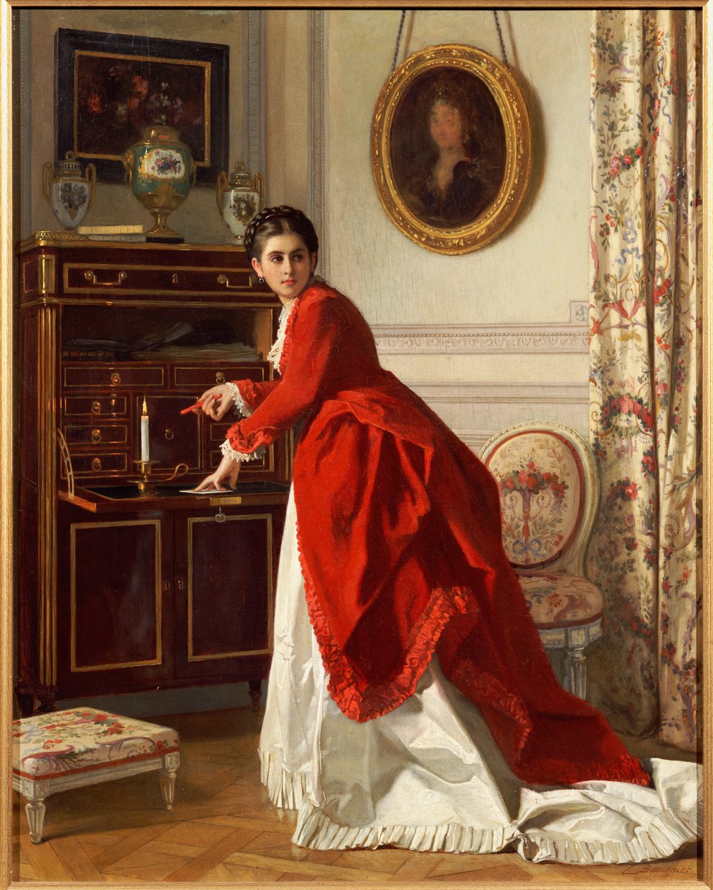 The Letter by Charles Baugniet