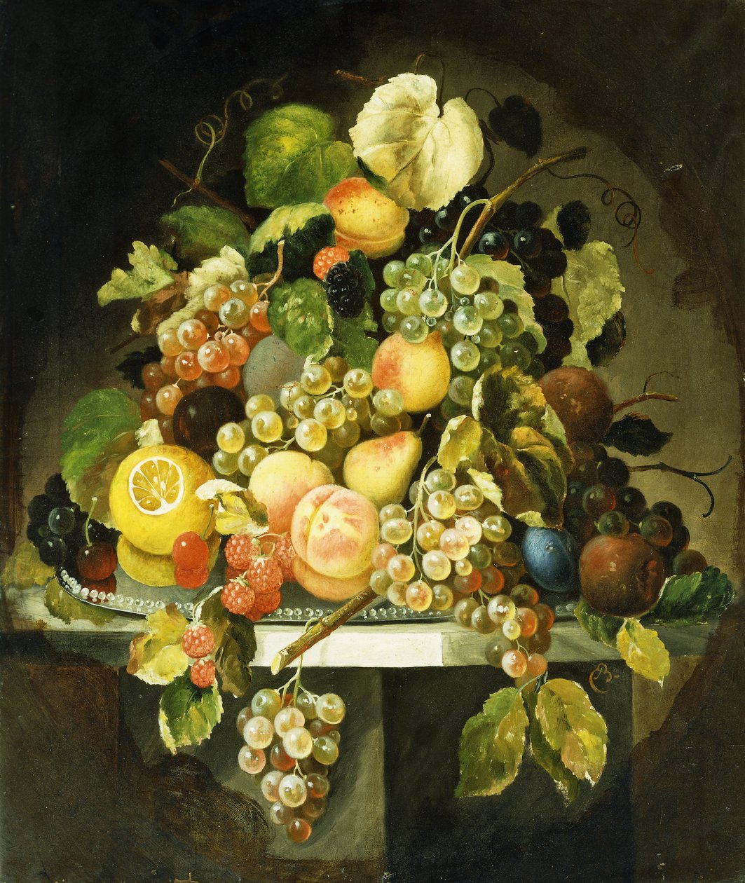 Still Life with Fruit by Charles Baum