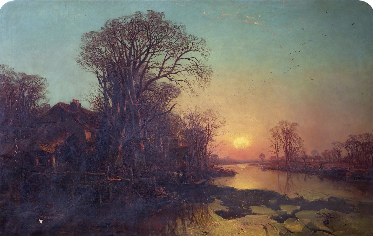 A Winter Sunset by Charles Branwhite