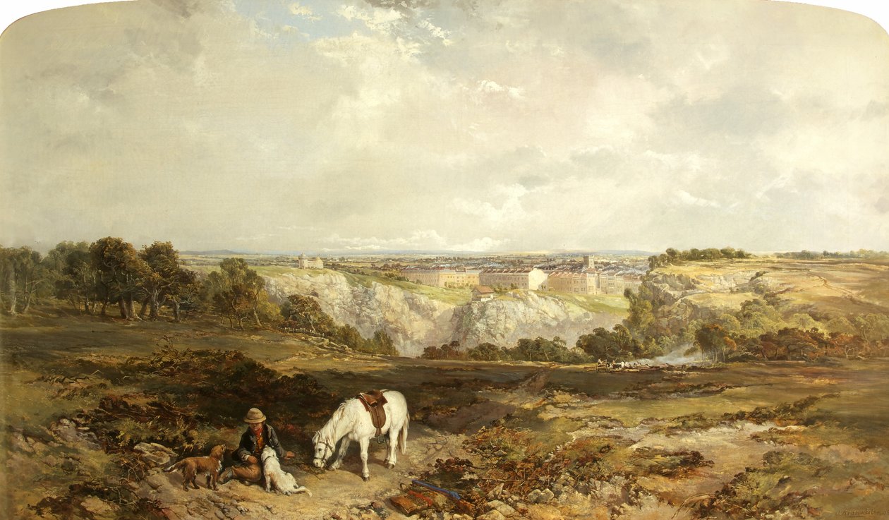 Clifton in 1848 by Charles Branwhite