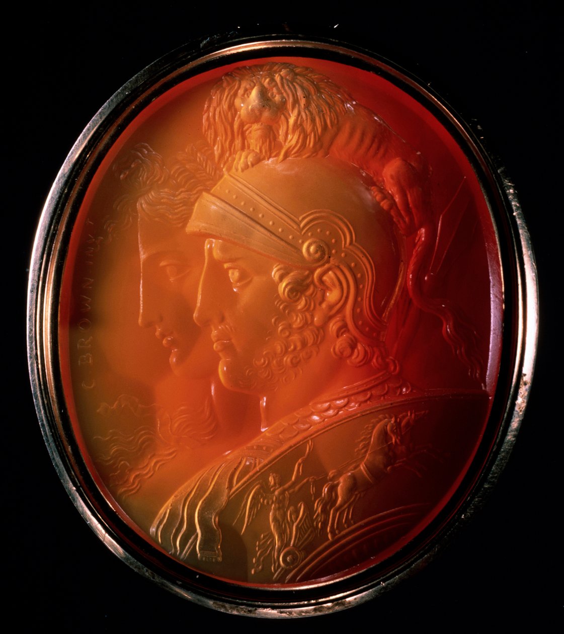 Cameo with Mars and Bellona by Charles Brown