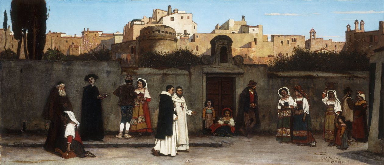 Roman Street Scene by Charles Caryl Coleman