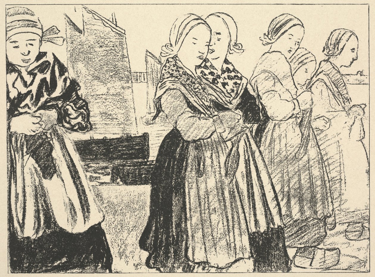 Breton Women by Charles Cottet