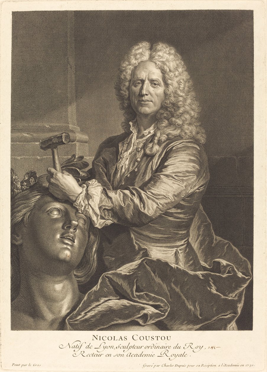 Nicolas Coustou by Charles Dupuis