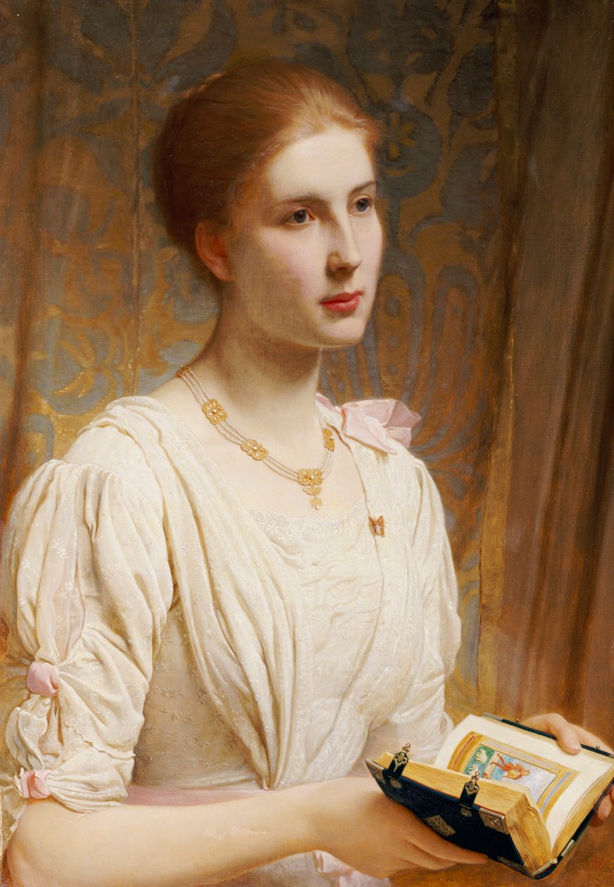 Portrait of Miss Helen Lindsay by Charles Edward Perugini