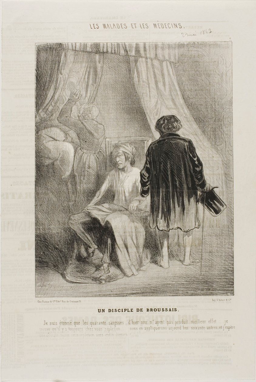 A Follower of Broussais (plate 7) by Charles Emile Jacque