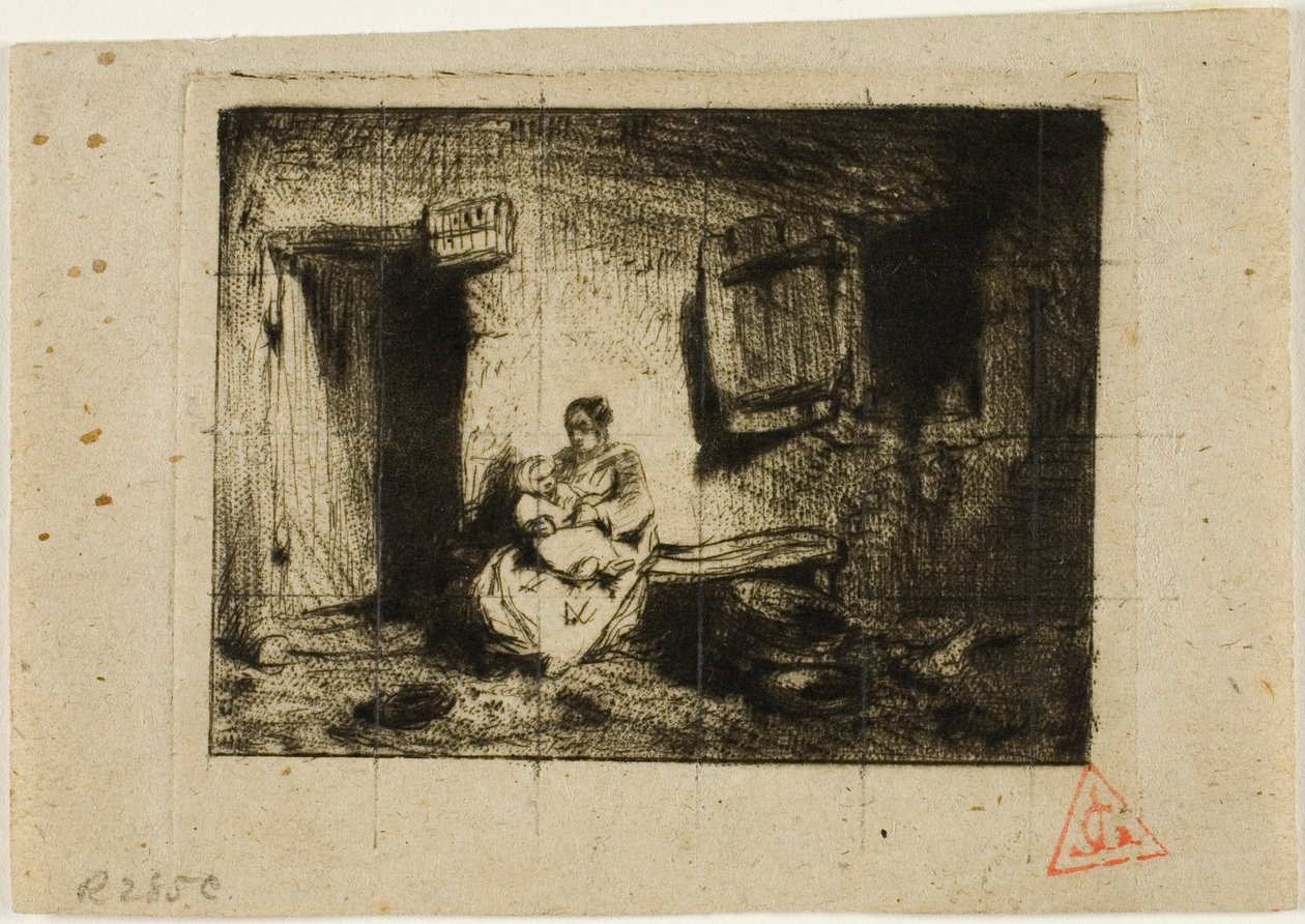 Nursemaid by Charles Emile Jacque