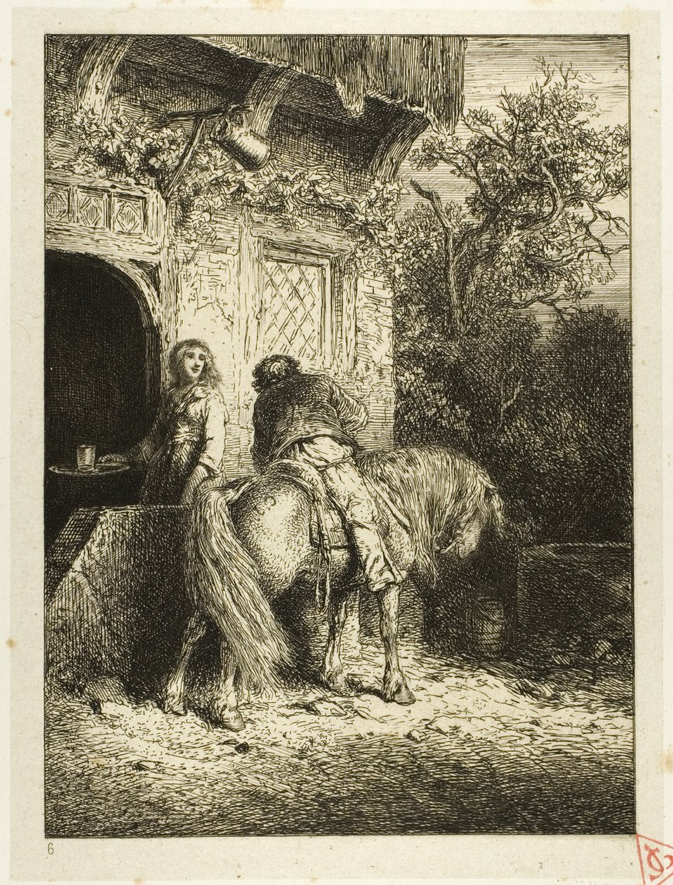 The Rider by Charles Emile Jacque