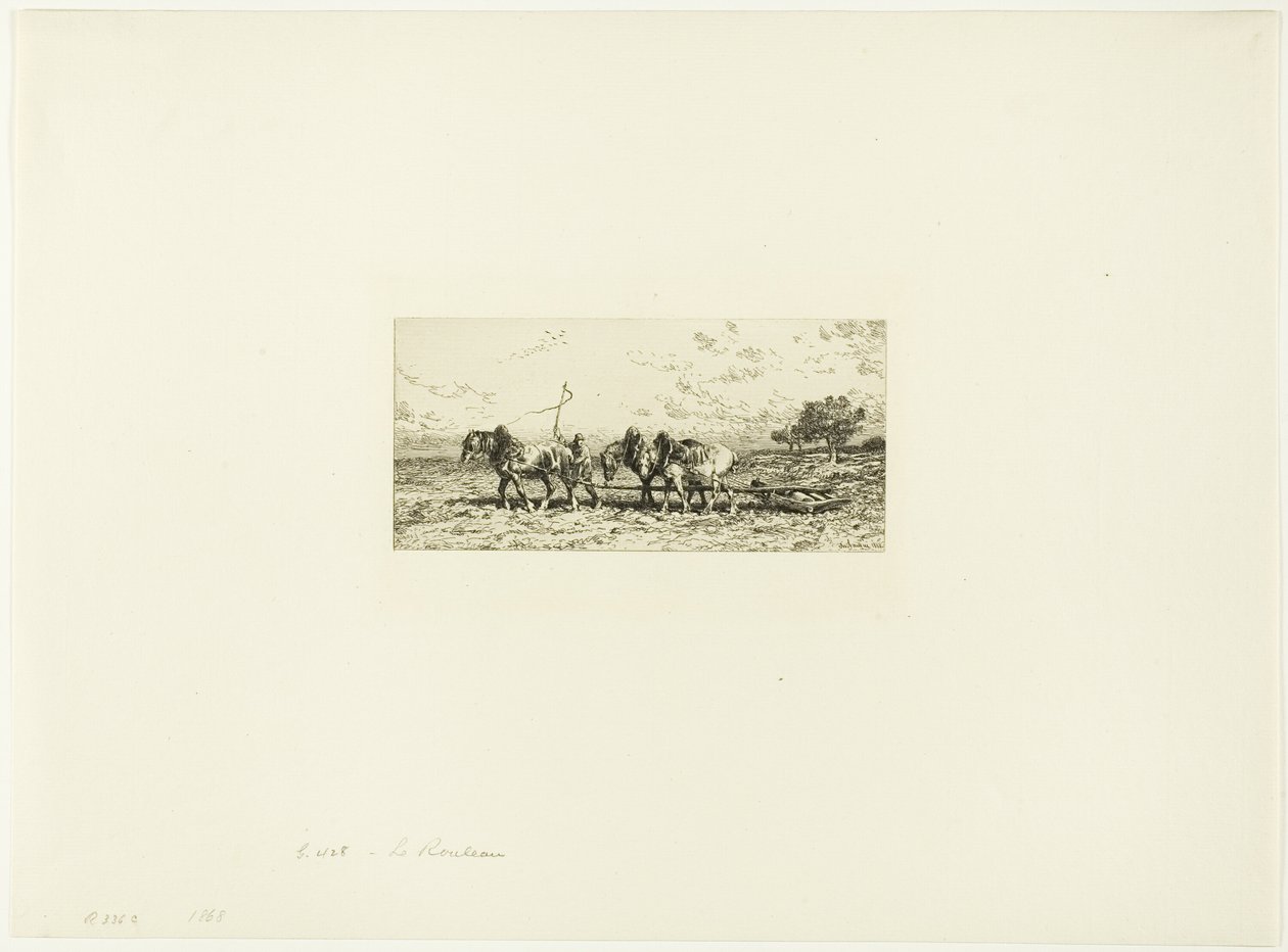 The Roller by Charles Emile Jacque