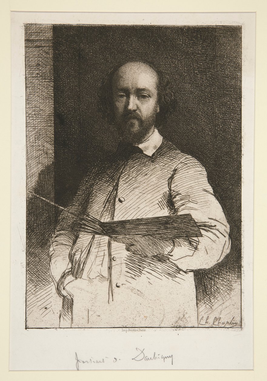 Portrait of Daubigny by Charles Joshua Chaplin