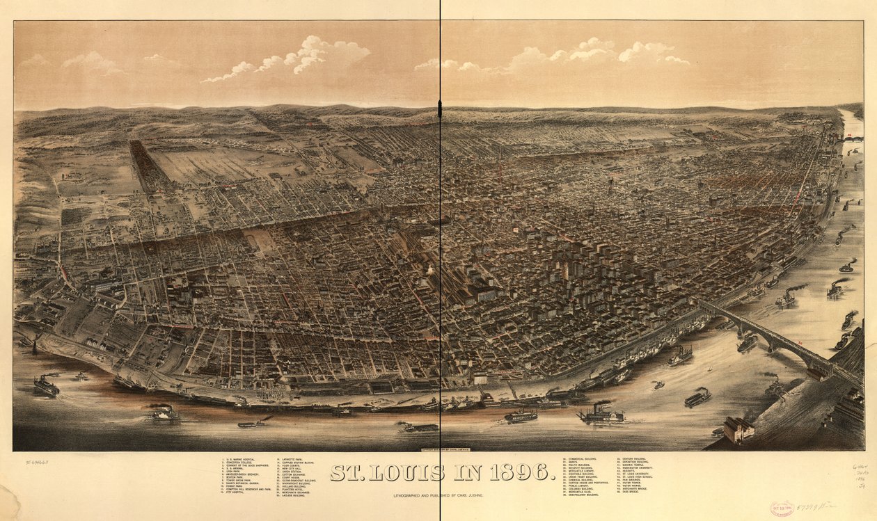 St. Louis in 1896 by Charles Juehne
