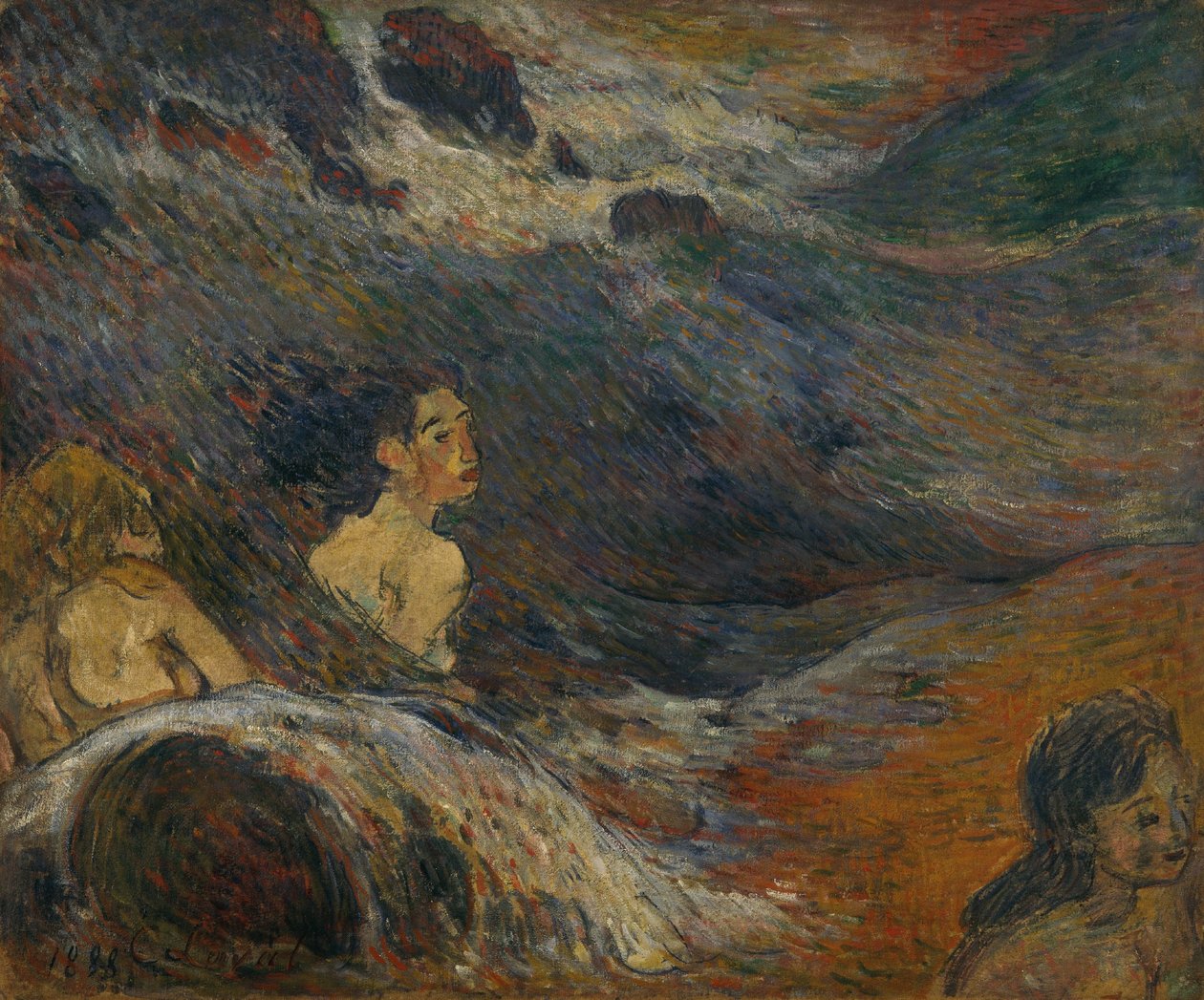 Bathers by Charles Laval