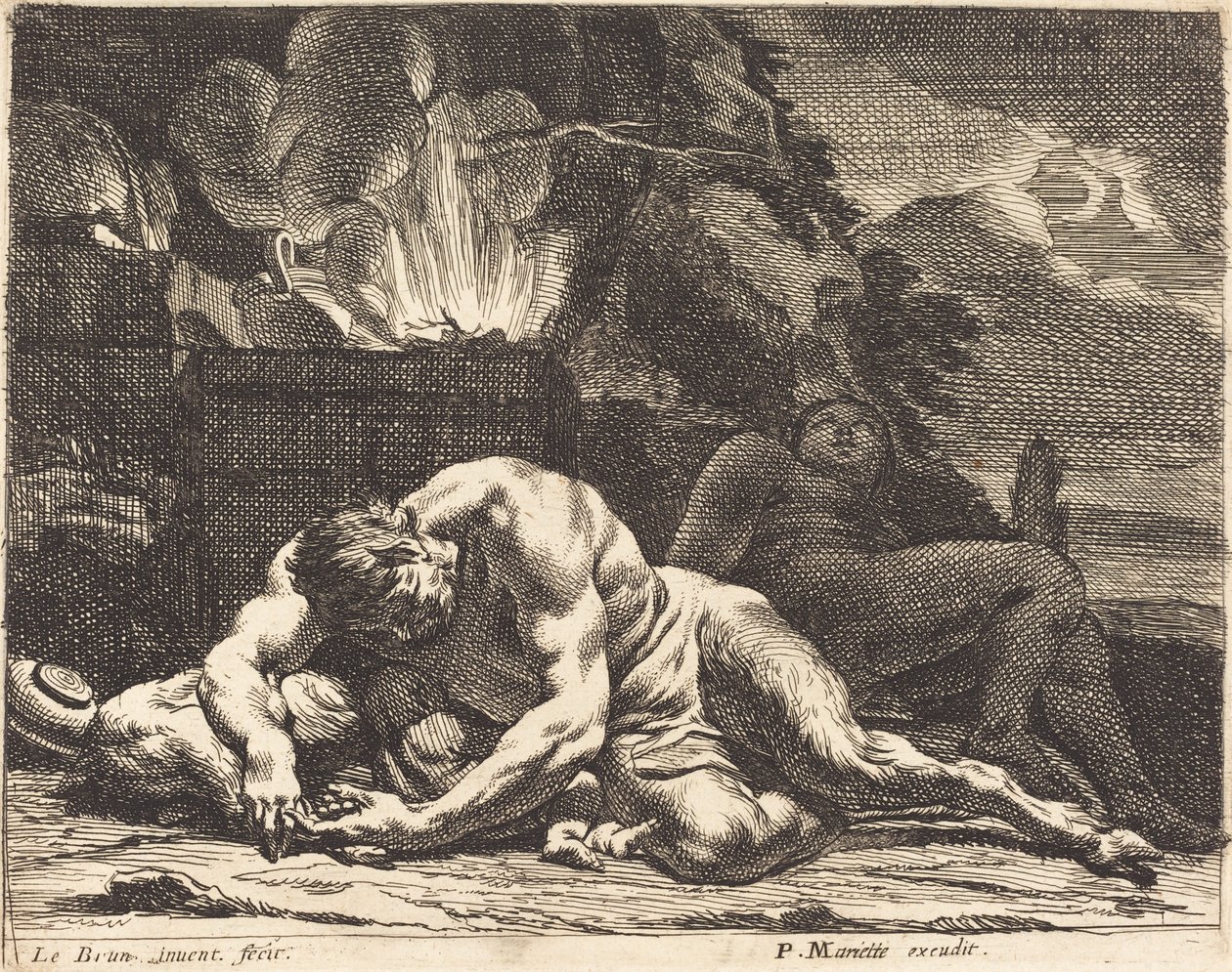 Night by Charles Le Brun