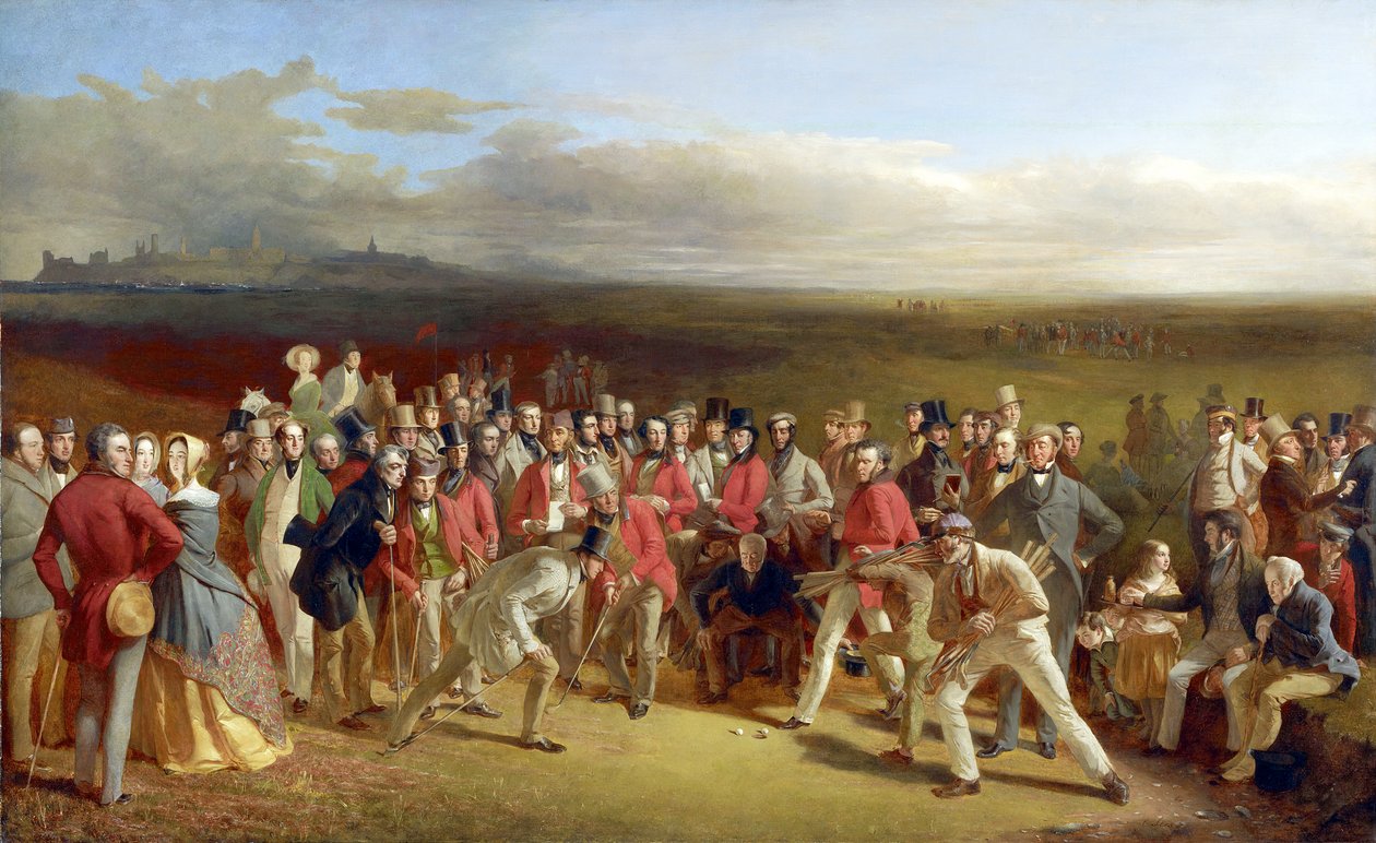 The Golfers by Charles Lees