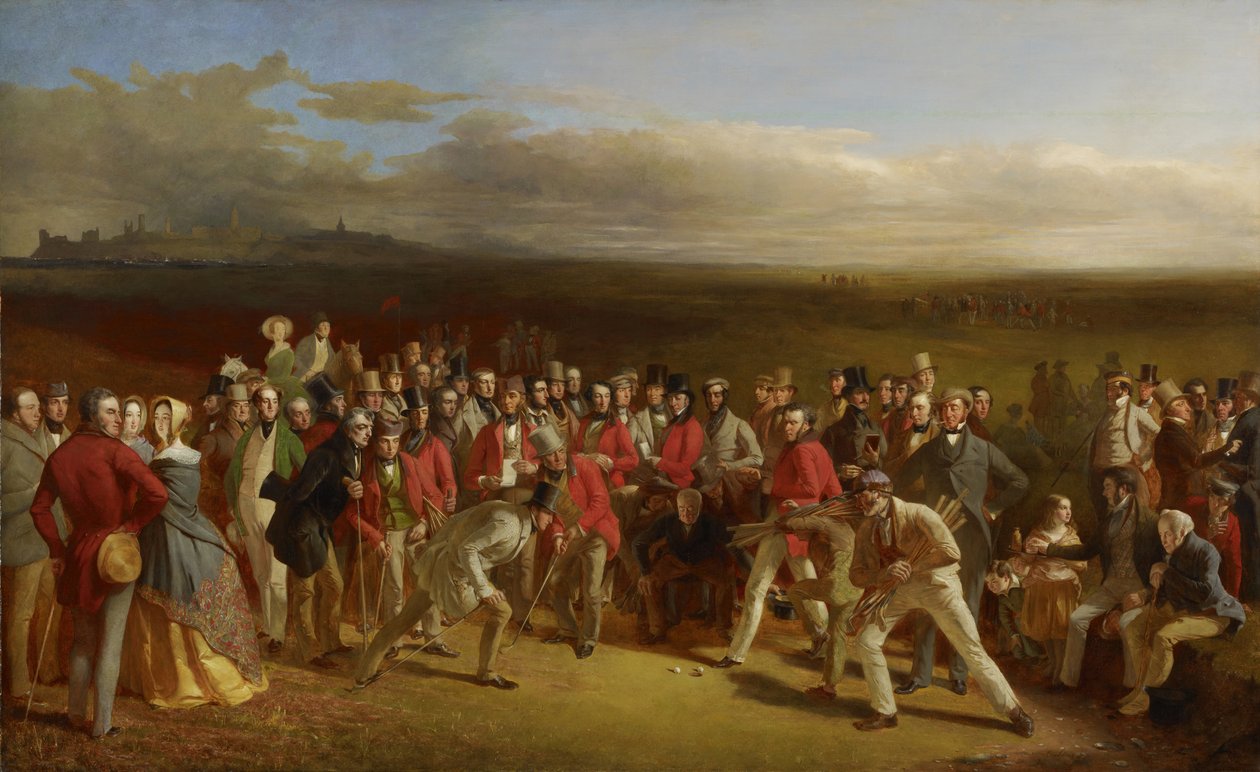 The Golfers by Charles Lees