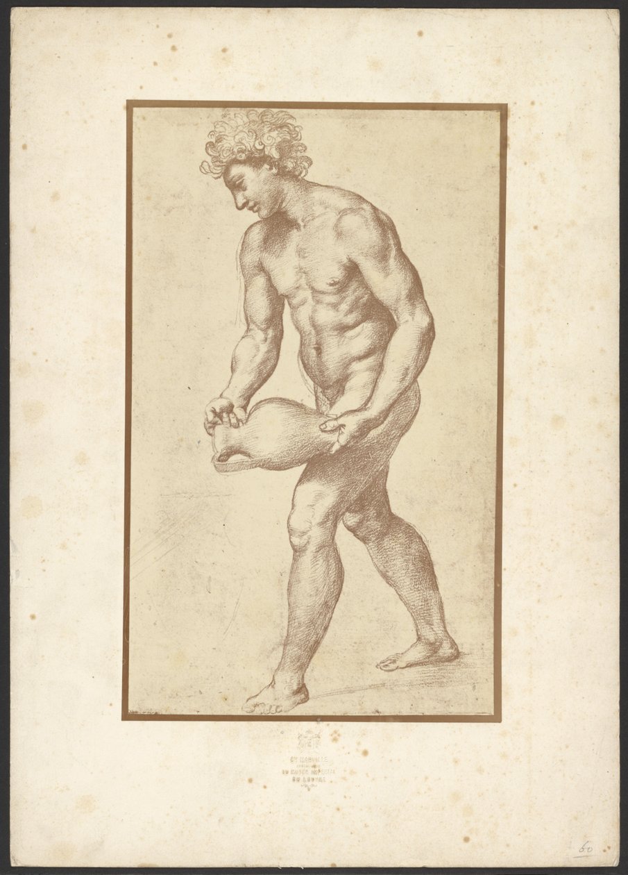Man with a Vase by Charles Marville