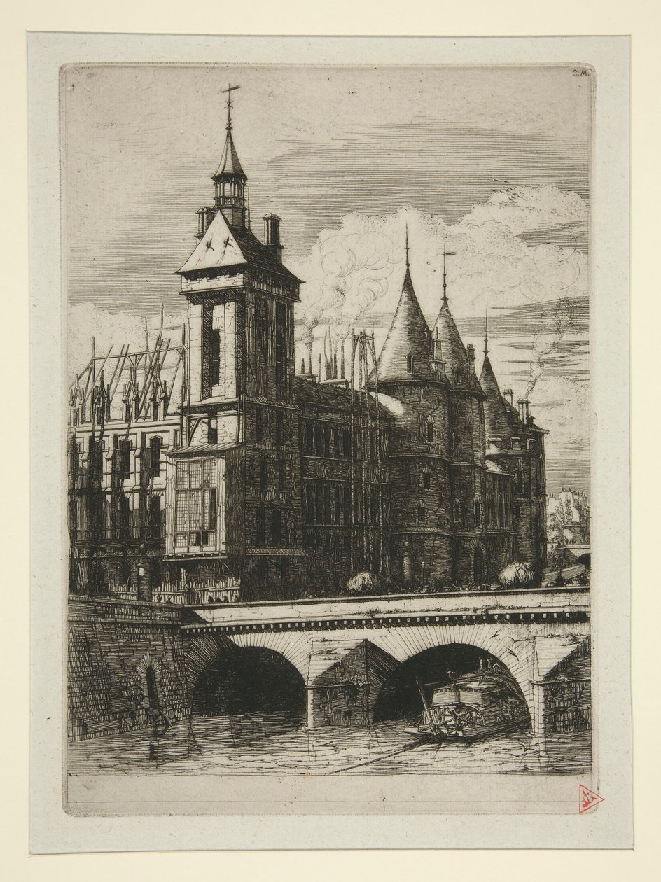 The Tower of L by Charles Meryon
