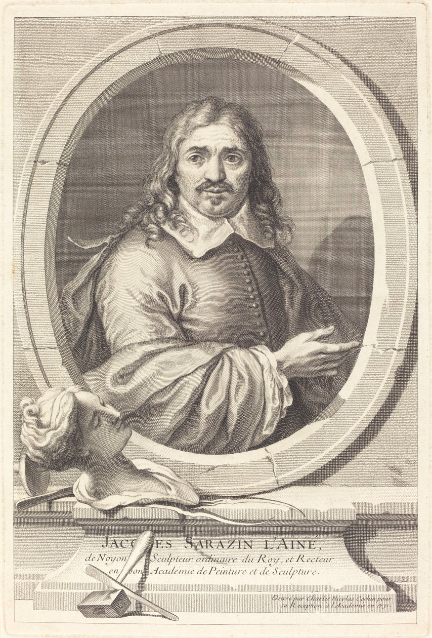 Jacques Sarazin the Elder by Charles Nicolas Cochin I