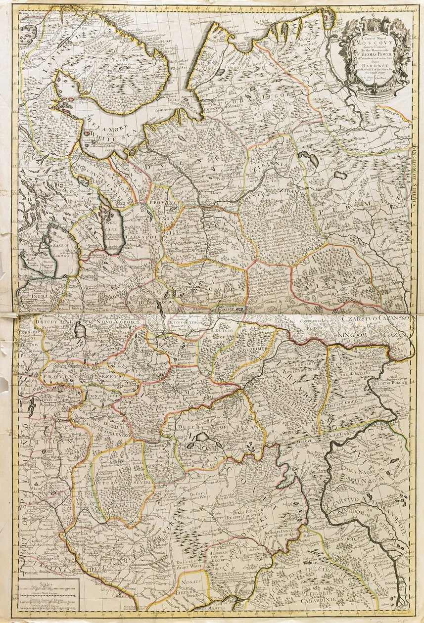 Map of Muscovy by Charles Price