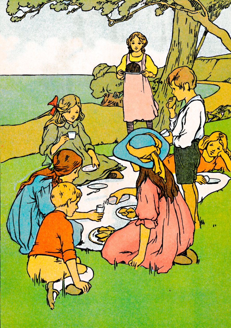 A Christmas Dinner in New Zealand, 1912 by Charles Robinson