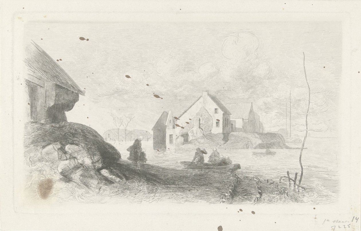 Flood in Lith by Charles Rochussen