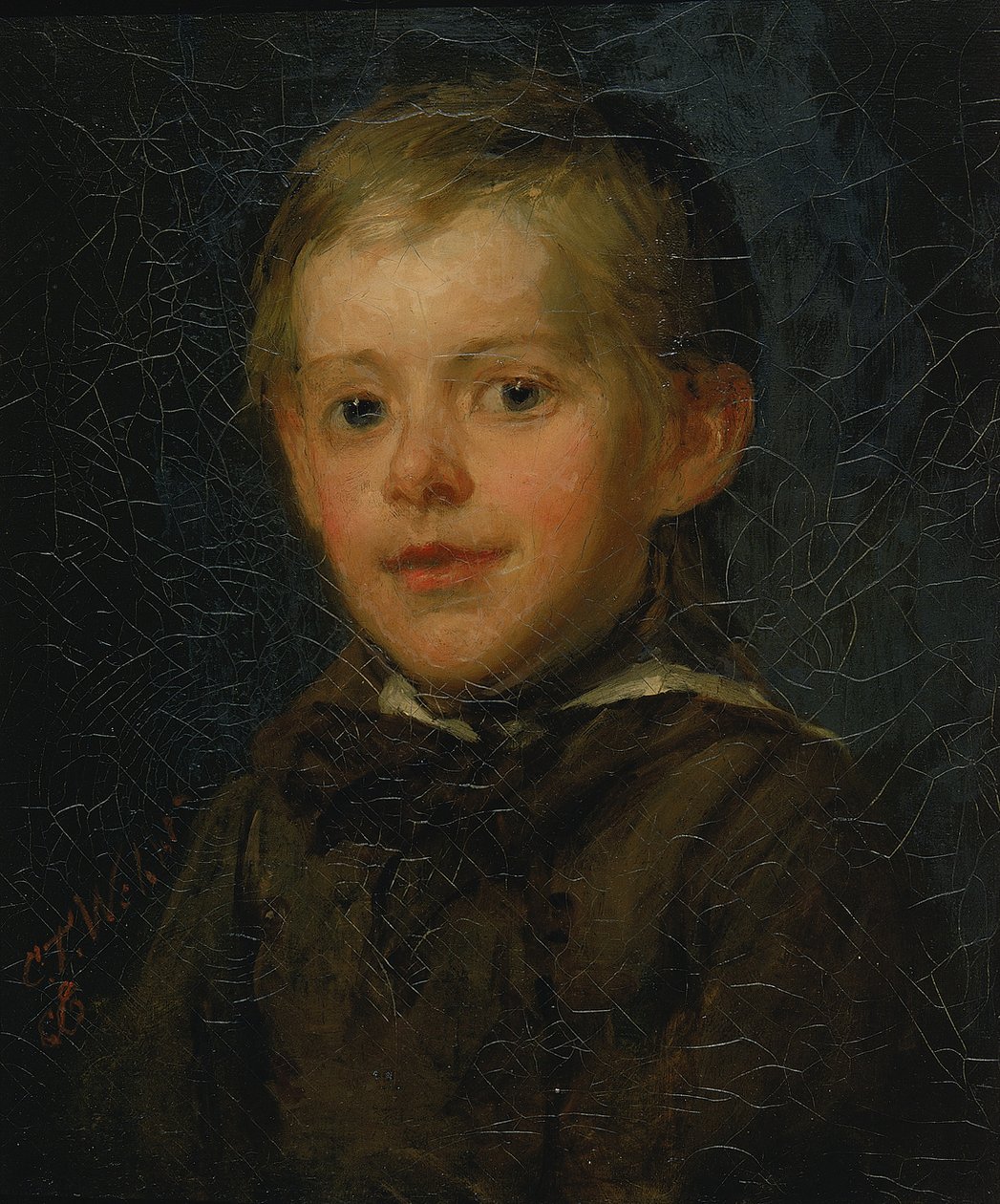 Portrait of a Boy by Charles T. Webber