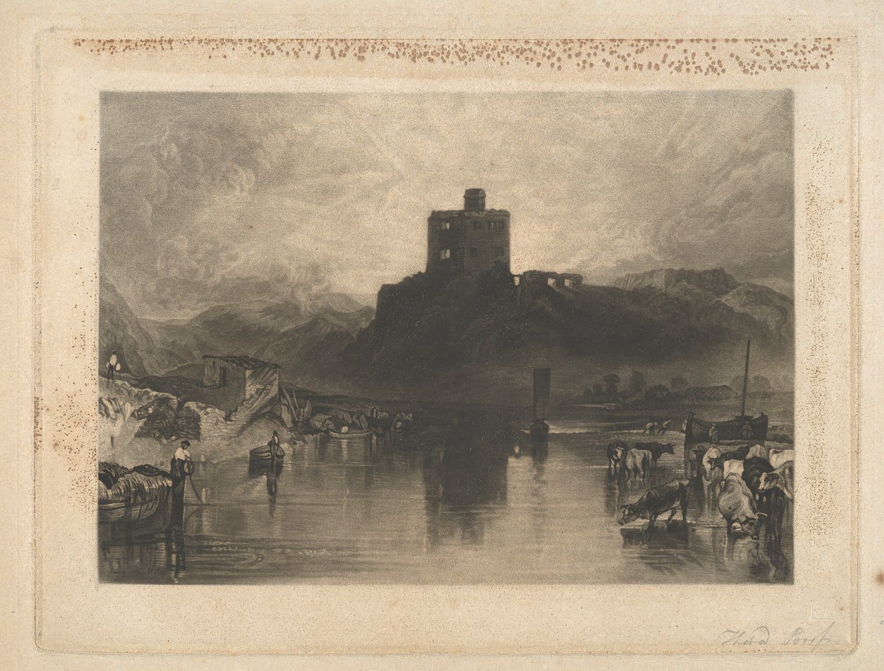 Norham Castle, on the River Tweed by Charles Turner