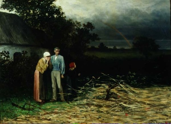 The Lost Harvest by Charles de Groux