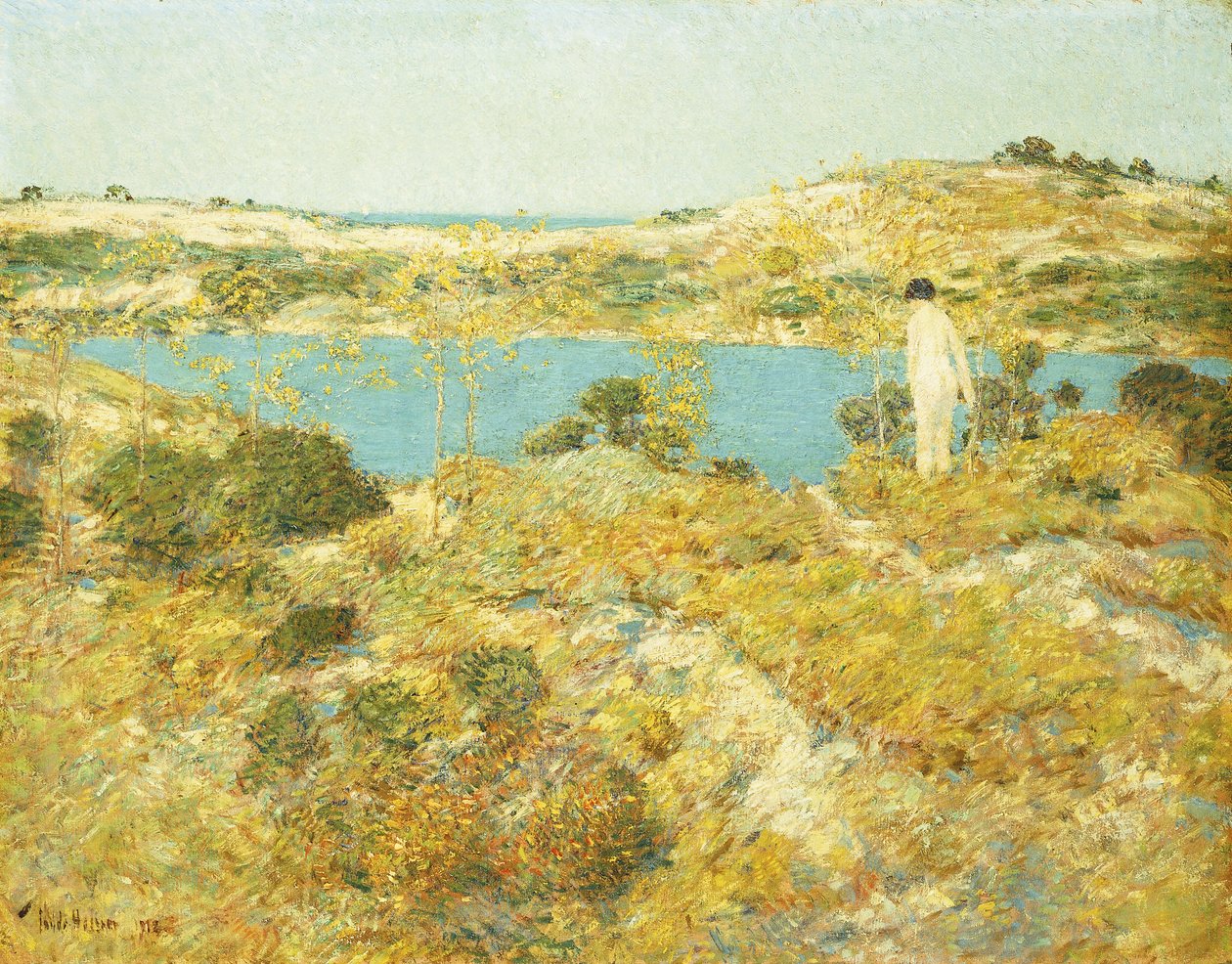 Dune Pool by Childe Frederick Hassam