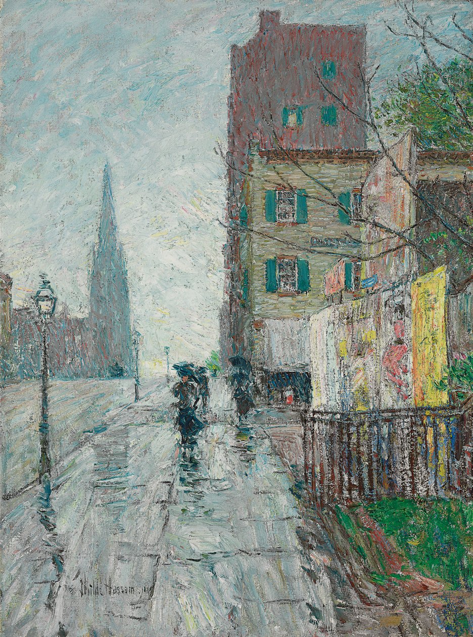 Rainy Day by Childe Frederick Hassam