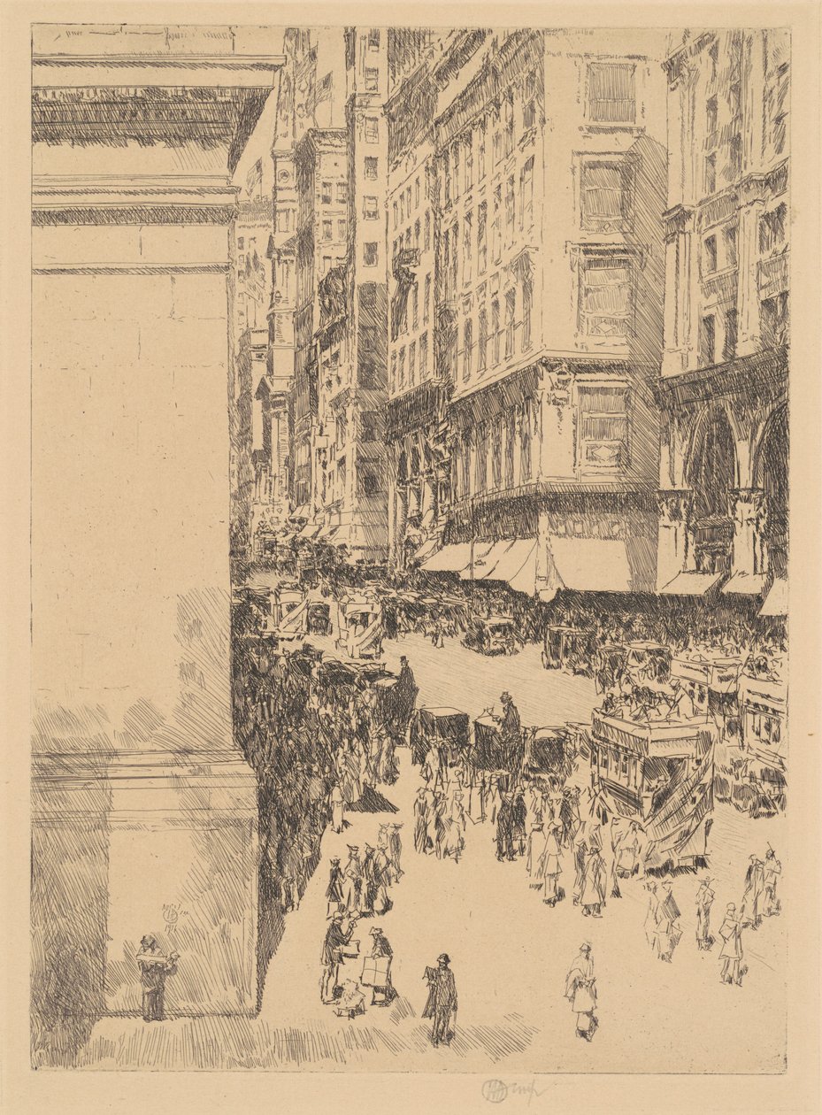 Fifth Avenue, Noon by Childe Hassam