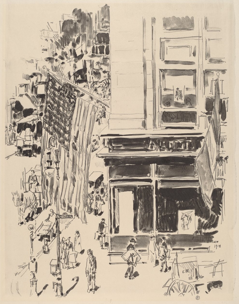 Lafayette Street by Childe Hassam