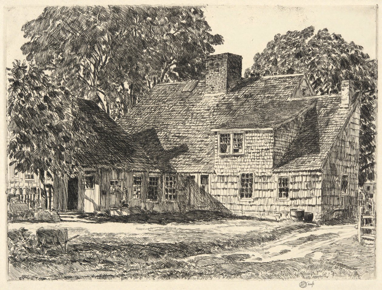 Old Dominy House, Easthampton by Childe Hassam