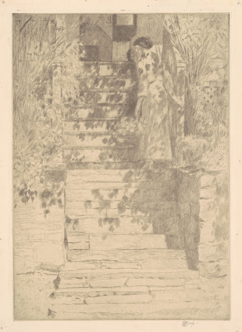 The Steps by Childe Hassam