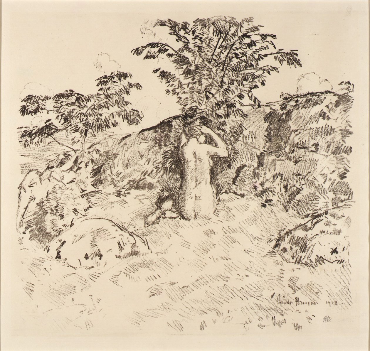 Wild Cherry Tree by Childe Hassam