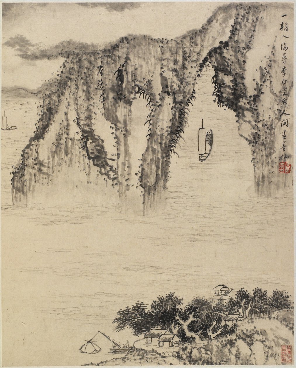 Landscape by Chinese School