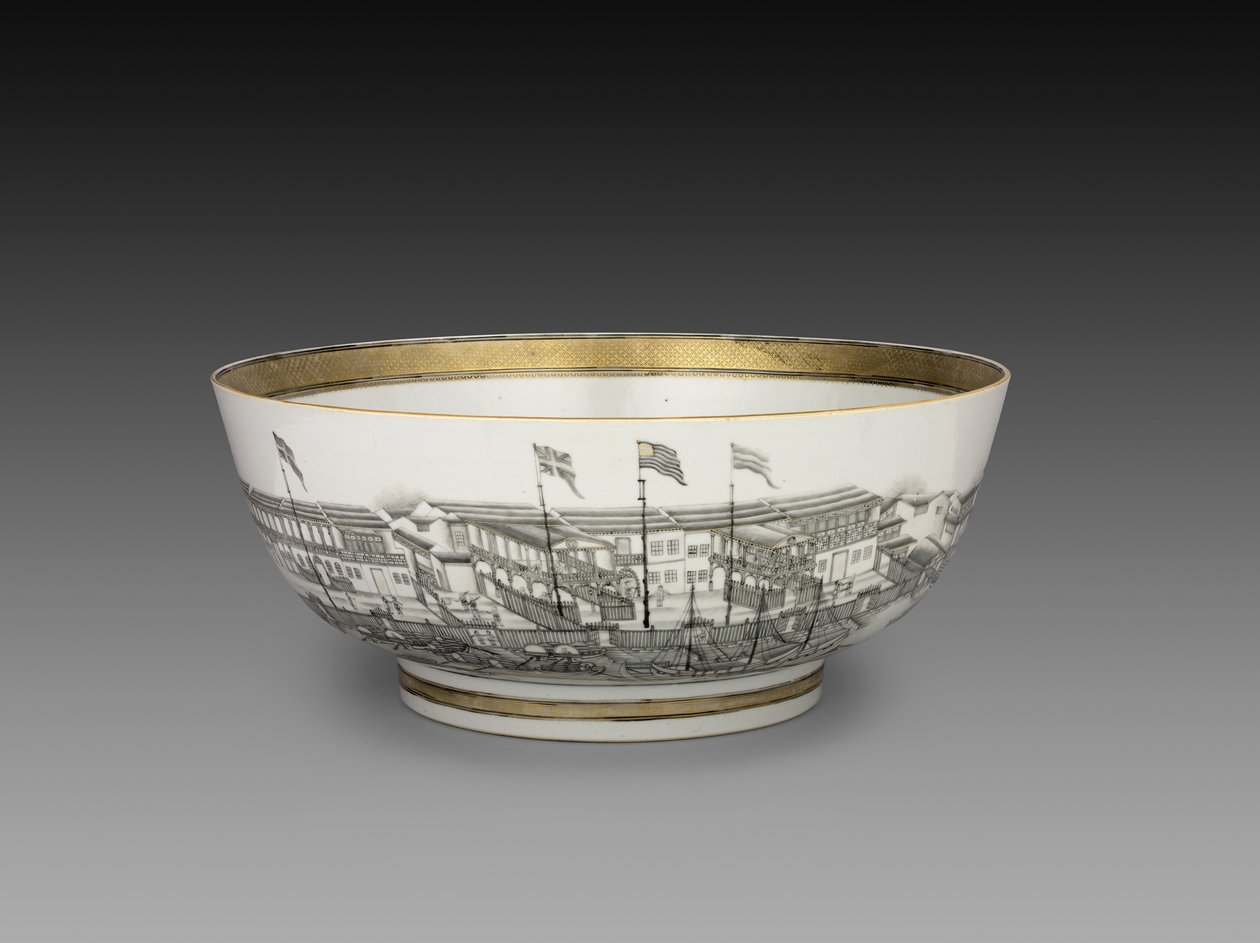 Punch Bowl, c.1800 by Chinese School